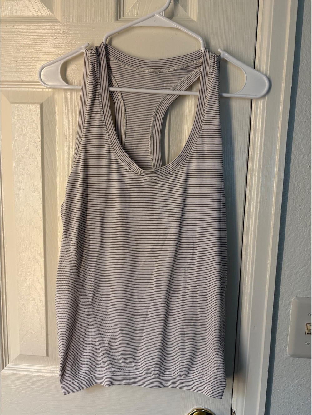 Athleta Striped Racerback Tank Top